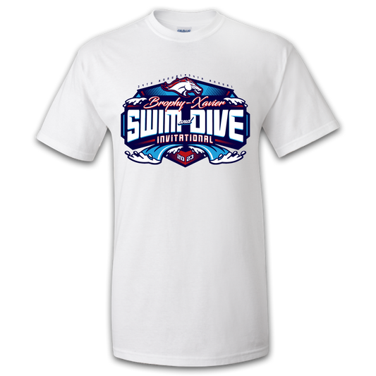 2023 Brophy/Xavier Swim & Dive Invitational T-Shirt