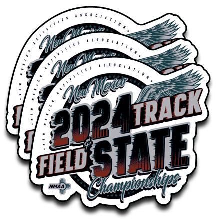 2024 NMAA State Championship Track & Field Sticker 3-Pack