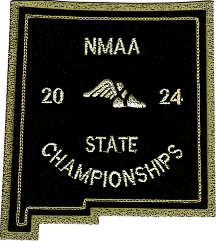 2024 NMAA State Championship Track & Field Patch