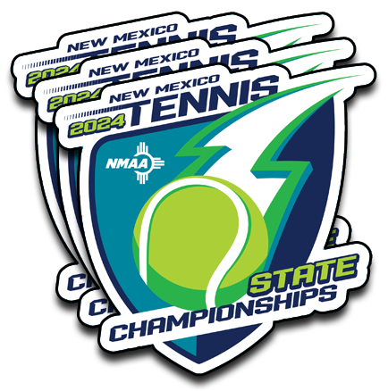 2024 NMAA State Championship Tennis Sticker 3-Pack