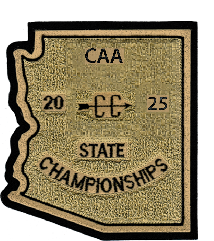 2025 CAA State Championship Cross Country Patch