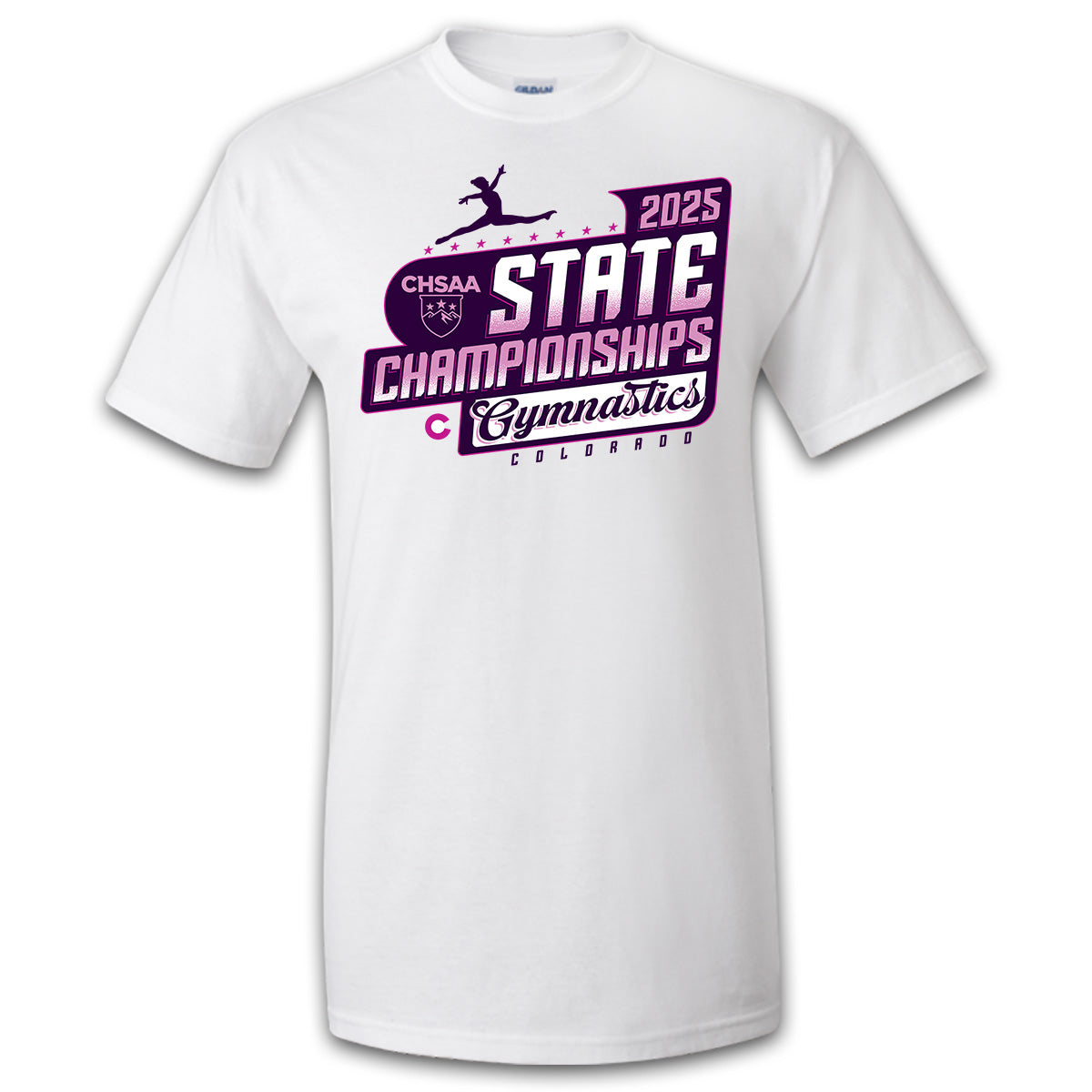 2025 CHSAA State Championship Gymnastics T-Shirt 5