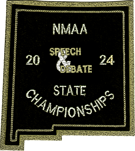 2024 NMAA State Championship Speech & Debate Patch