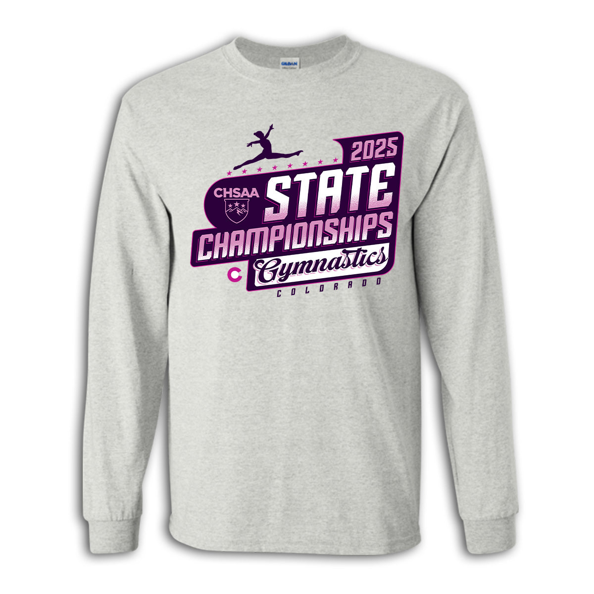 2025 CHSAA State Championship Gymnastics Long Sleeve Shirt