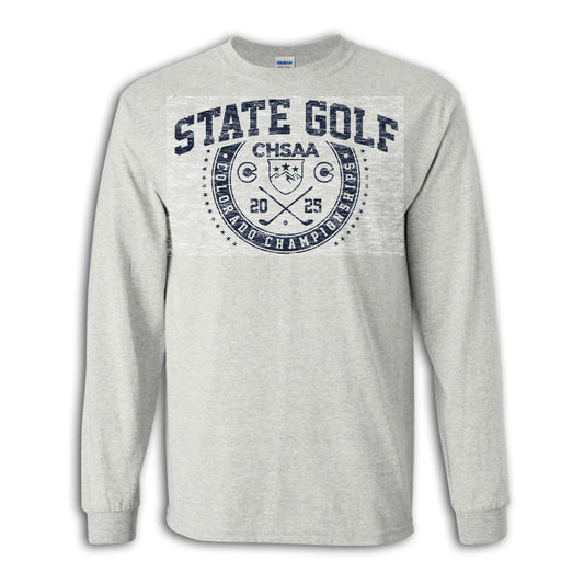 2025 CHSAA State Championship Boys Golf Long Sleeve Shirt