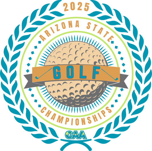2025 CAA State Championship Golf Sticker 3-Pack