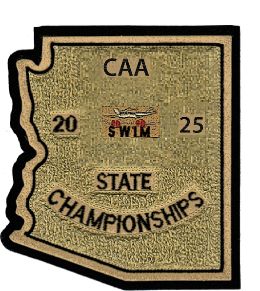 2025 CAA State Championship Swim & Dive Patch
