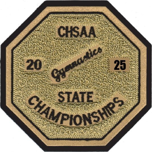 2025 CHSAA State Championship Gymnastics Patch