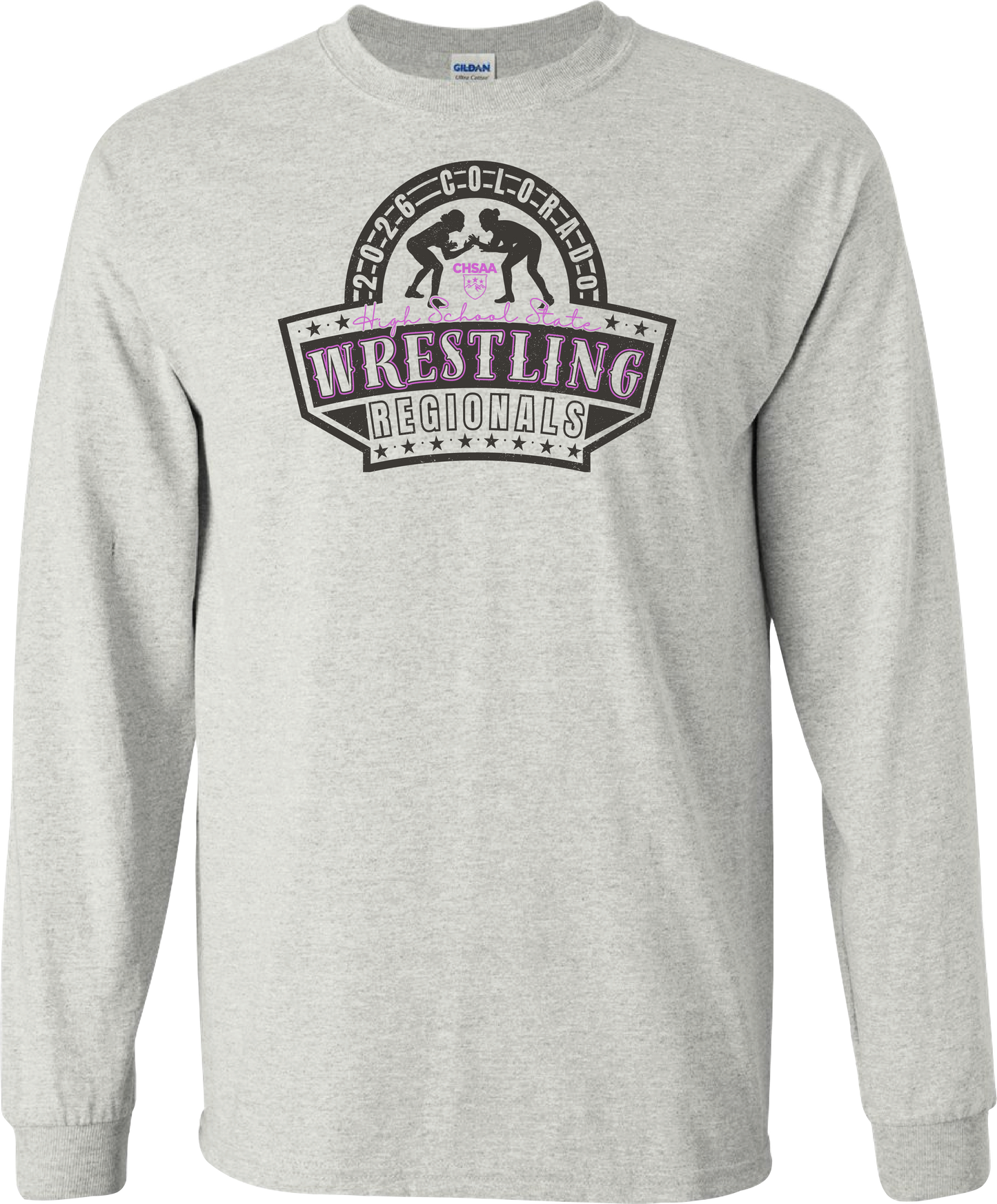 2026 CHSAA State Girls Regionals Wrestling Long Sleeve Shirt