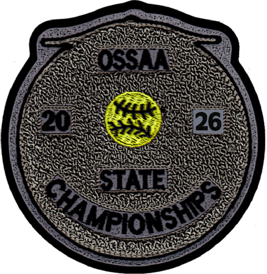 2026 OSSAA State Championship Softball Patch