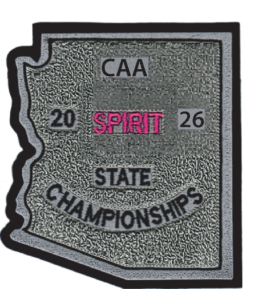 2026 CAA State Championship Spirit Patch