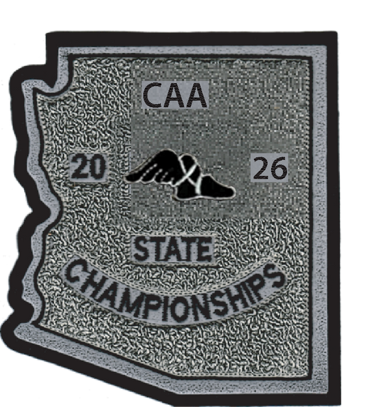 2026 CAA State Championship Track & Field Patch